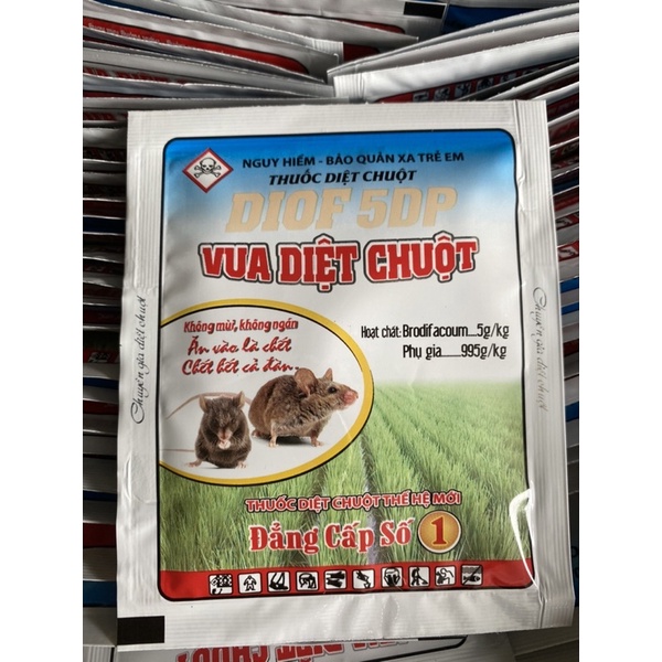 Thuốc diệt chuột thế hệ mới DIOF 5 DP ( gói 5g)