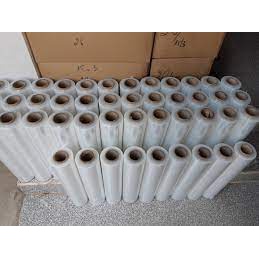 &lt;giá sĩ xưởng&gt; Màng PE trắng khổ 50cm nặng 3kg 1 cuộn lõi mỏng dùng được nhiều.(1/c)