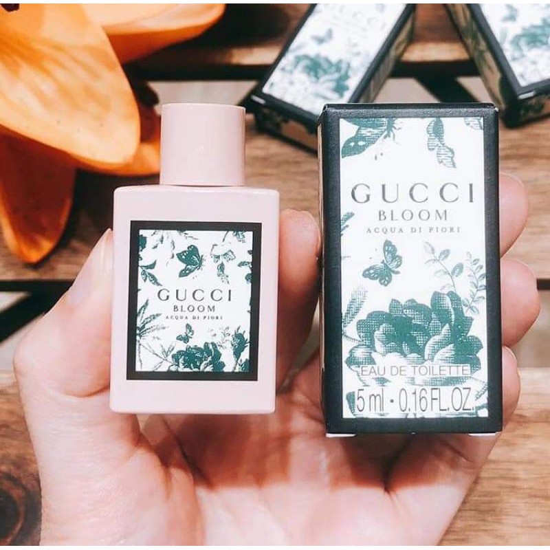 Nước Hoa Mini Gucci Bloom Acqua Di Fiori Mini 5ml Chính Hãng