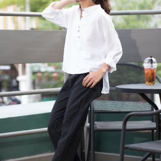 Quần baggy sọc