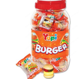 4 HỦ KẸO DẺO HAMBURGER YUPI