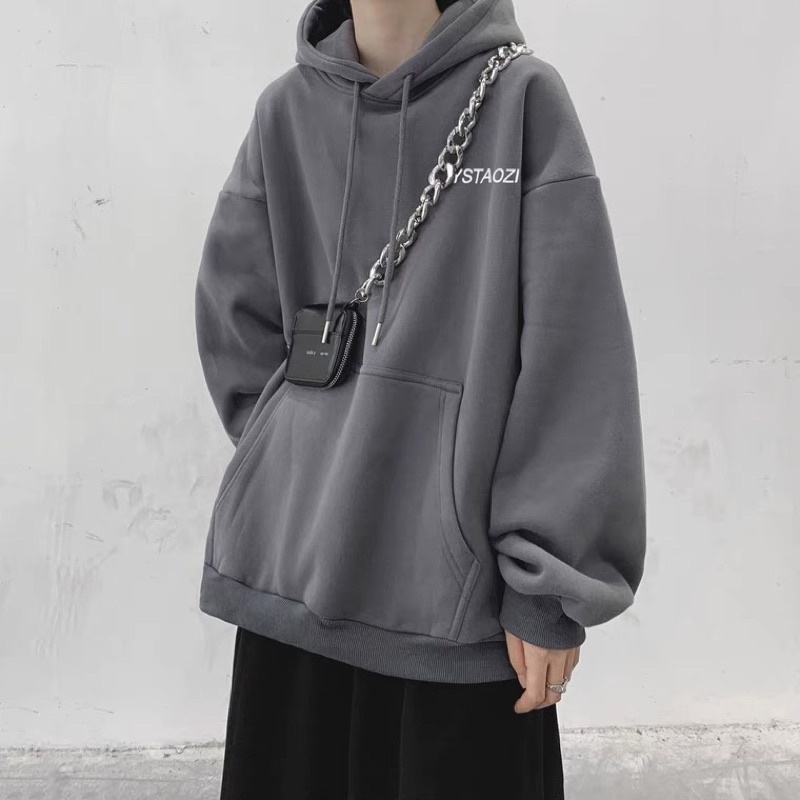 Áo hoodie nam nữ,Áo sweater nỉ nam nữ from rộng Unisex chất nỉ ngoại siêu dày dặn in chữ ZI