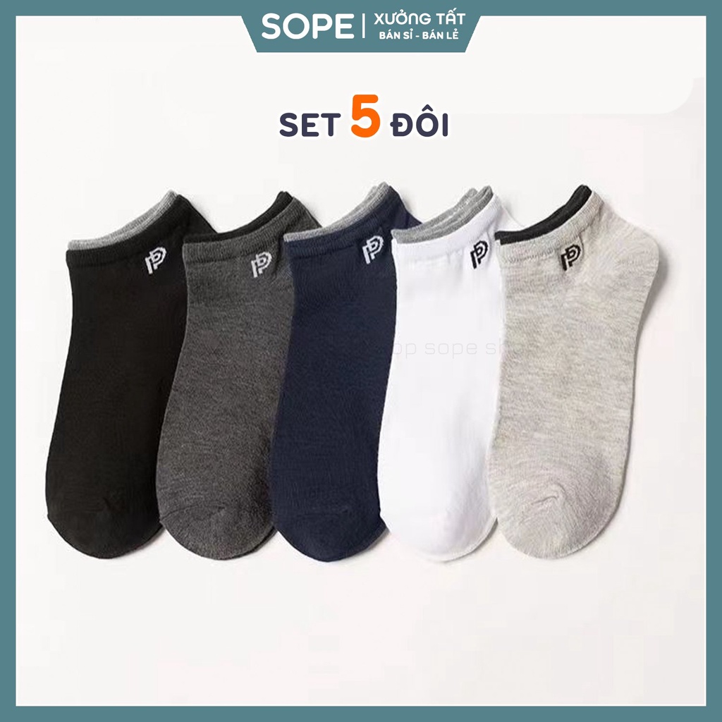 Tất vớ nam công sở chất liệu vải Hàn thoáng khí chống hôi chân - Sope Shop