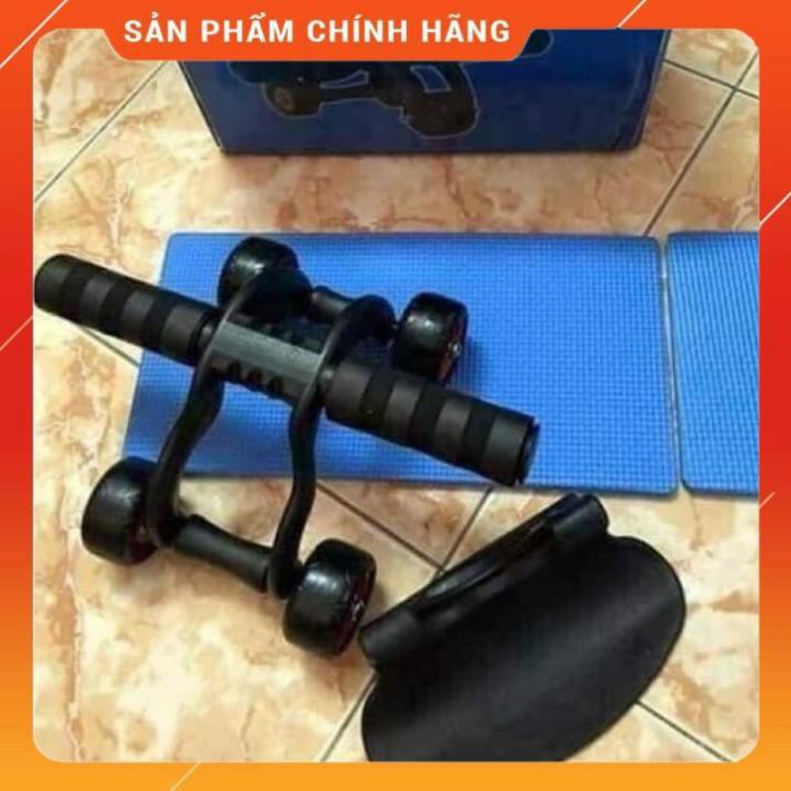 ( CỰC RẺ ) Con Lăn 4 Bánh Tập Cơ Bụng ( Có Video )