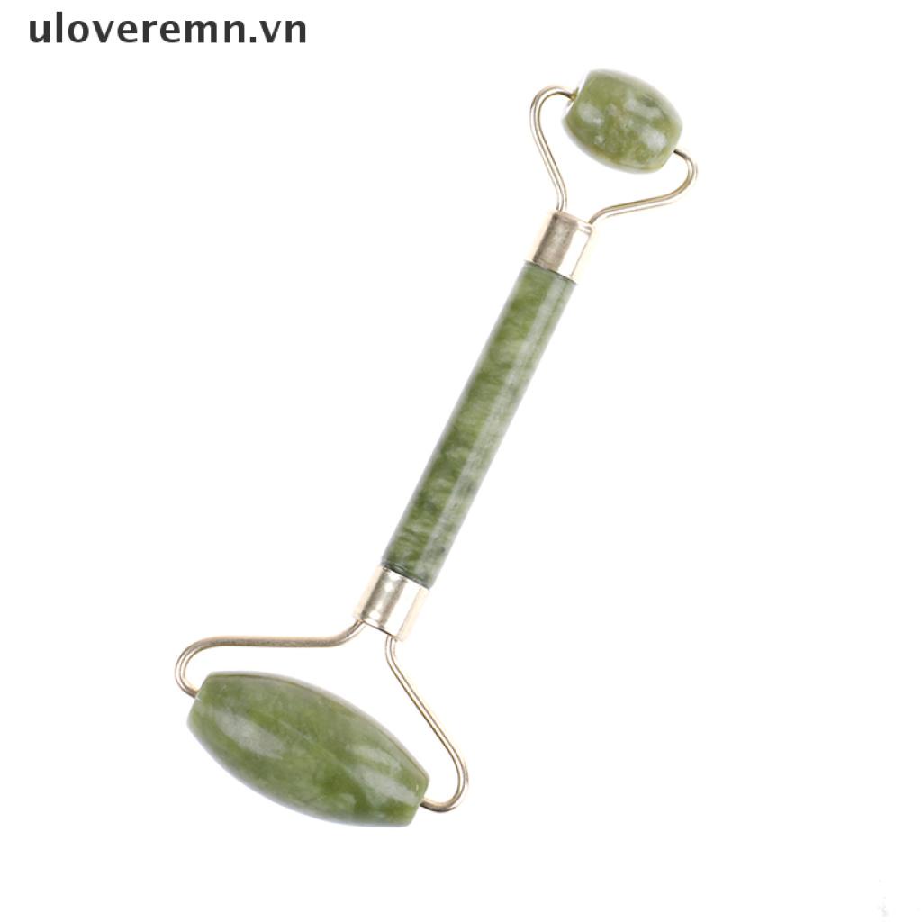 1 Cây Lăn massage Mặt / Cơ Thể Bằng Đá Ngọc Bích Chống Lão Hóa