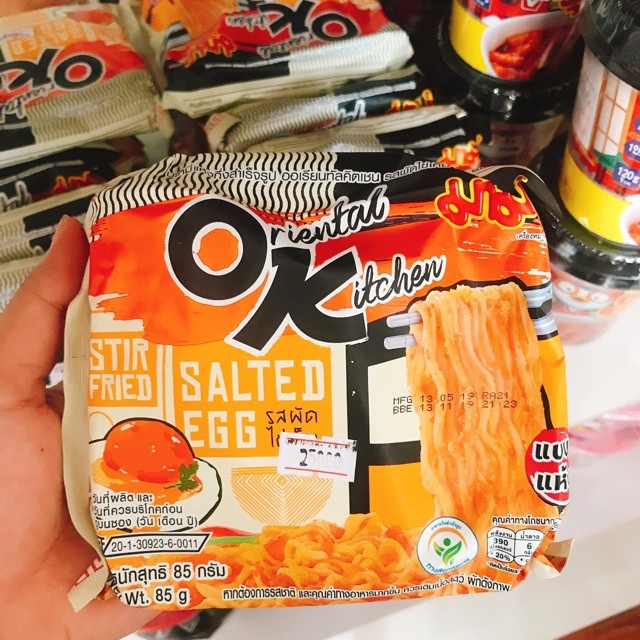 Mì sốt trứng muối OK MAMA - Thailand