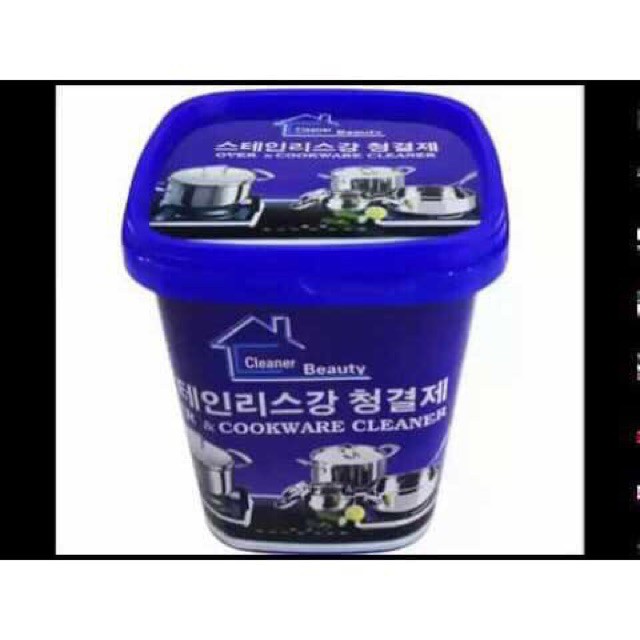 Tẩy Xoong Nồi Đa Năng Hàn Quốc Kem Cọ Rửa xong Siêu Sạch