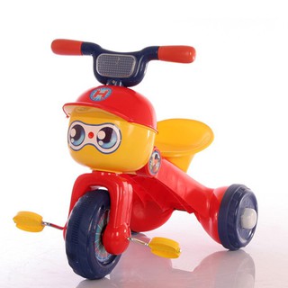Xe đạp nhựa 3 bánh có đèn sáng, gấp gọn cho bé