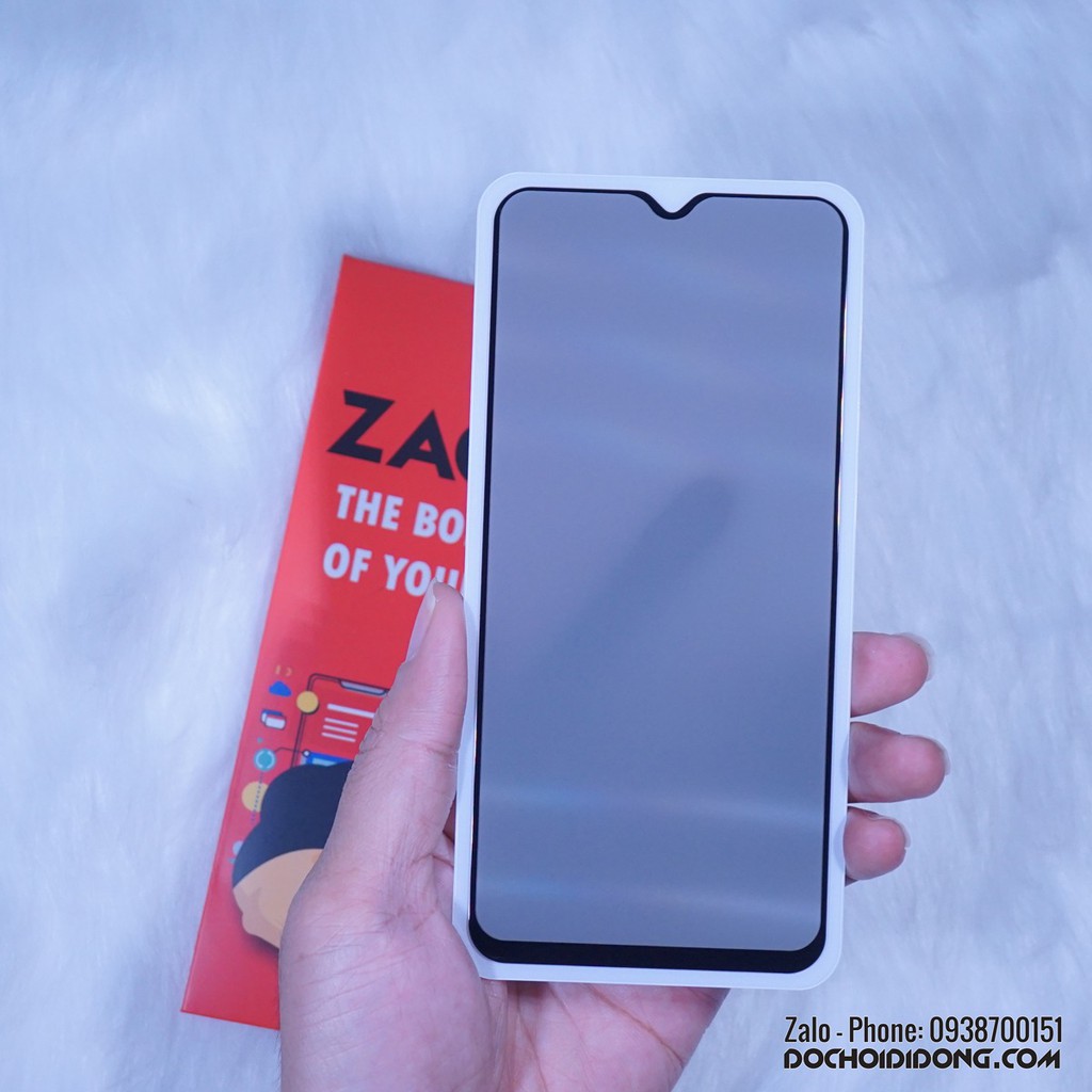 Dán cường lực chống nhìn trộm Oppo F11 Zacase Anti Spy full màn hình