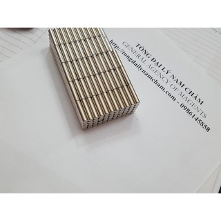 Nam châm viên trắng 5x8mm