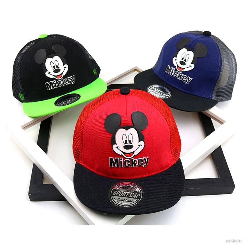 Mũ lưỡi trai tai chuột Mickey dễ thương cho bé