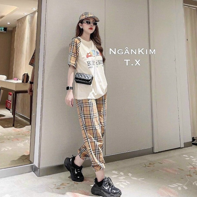 Set bộ caro xinh xắn năng động cho nàng đi chơi dạo phố