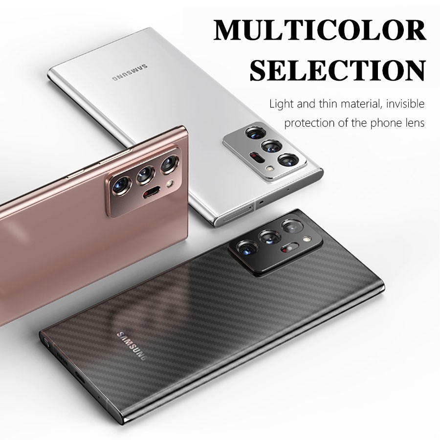 Vòng kim loại bảo vệ camera sau cao cấp cho Samsung Galaxy Note 20 Ultra S20 Plus