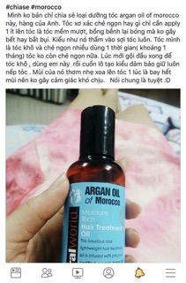 Tinh dầu dưỡng tóc Argan oil