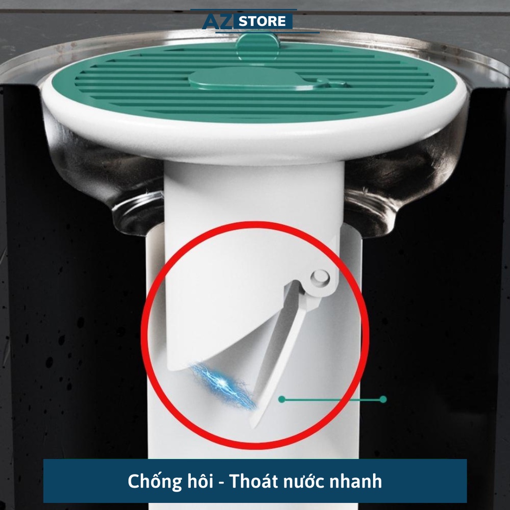 Nắp ngăn mùi thoát sàn ABS chặn mùi hôi cống, chống côn trùng, chống trào ngược - AZ Store