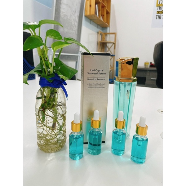 Dermapeel TINH TẢO BĂNG - ICED CRYSTAL SEAWEED SERUM - GIẢM TÌNH TRẠNG DA SƯNG ĐỎ NHANH CHÓNG - PHỤC HỒI DA HƯ TỔN