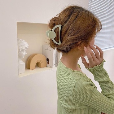 Kẹp Tóc Càng Cua Thiết Kế Hình Tròn Quý Phái Trẻ Trung