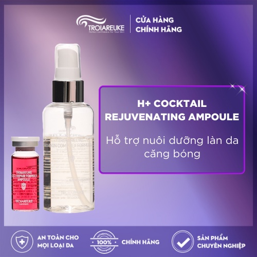 TROIAREUKE - Xit khoáng Troiareuke H+ Cocktail khắc phục các vấn đề của da