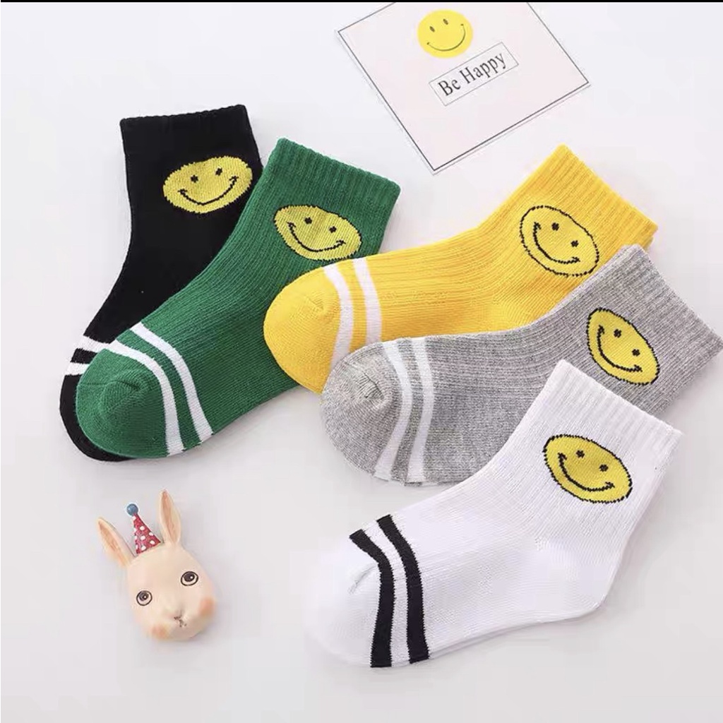 [ SIÊU RẺ ] COMBO 5 ĐÔI TẤT/VỚ TRẺ EM 6-12T COTTON MỀM MỊN MÀU SẮC ĐA DẠNG