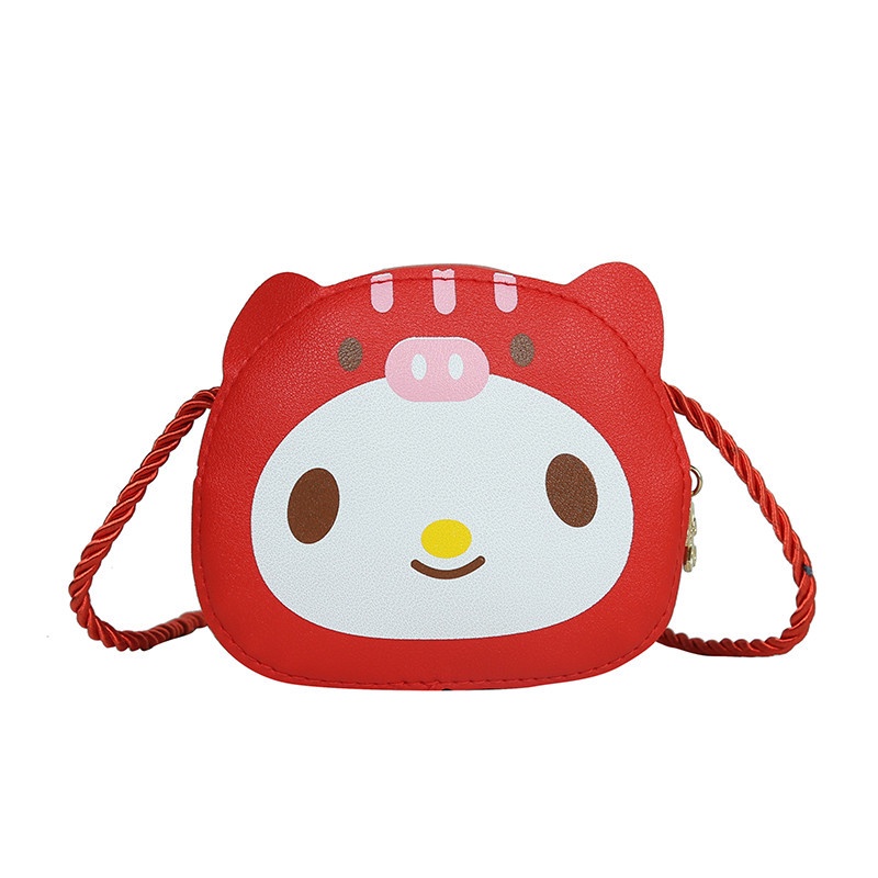 Túi Đeo Chéo mini Đựng Tiền Xu Họa Tiết Hoạt Hình Dễ Thương Cho Bé Gái