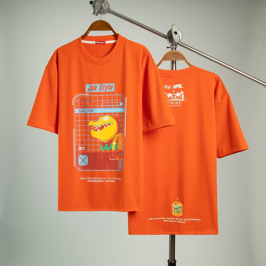 Áo Thun Tici Tay Lỡ In Cá Sấu Siêu Cute, Áo Phông Mikenco Nam Nữ Phom Rộng JPK ATC951 | BigBuy360 - bigbuy360.vn