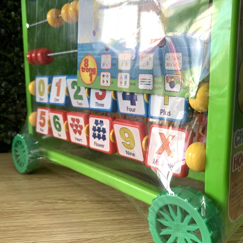 Đồ Chơi Kệ Học Chữ Và Số Đa Năng Khủng Long Dino Tặng Bộ Thẻ Học Ngẫu Nhiên Cho Bé