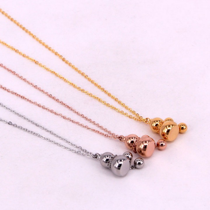 Dây Chuyền Hồ Lô Titan Ko Đen Cao Cấp TT 2079 - TT 2079