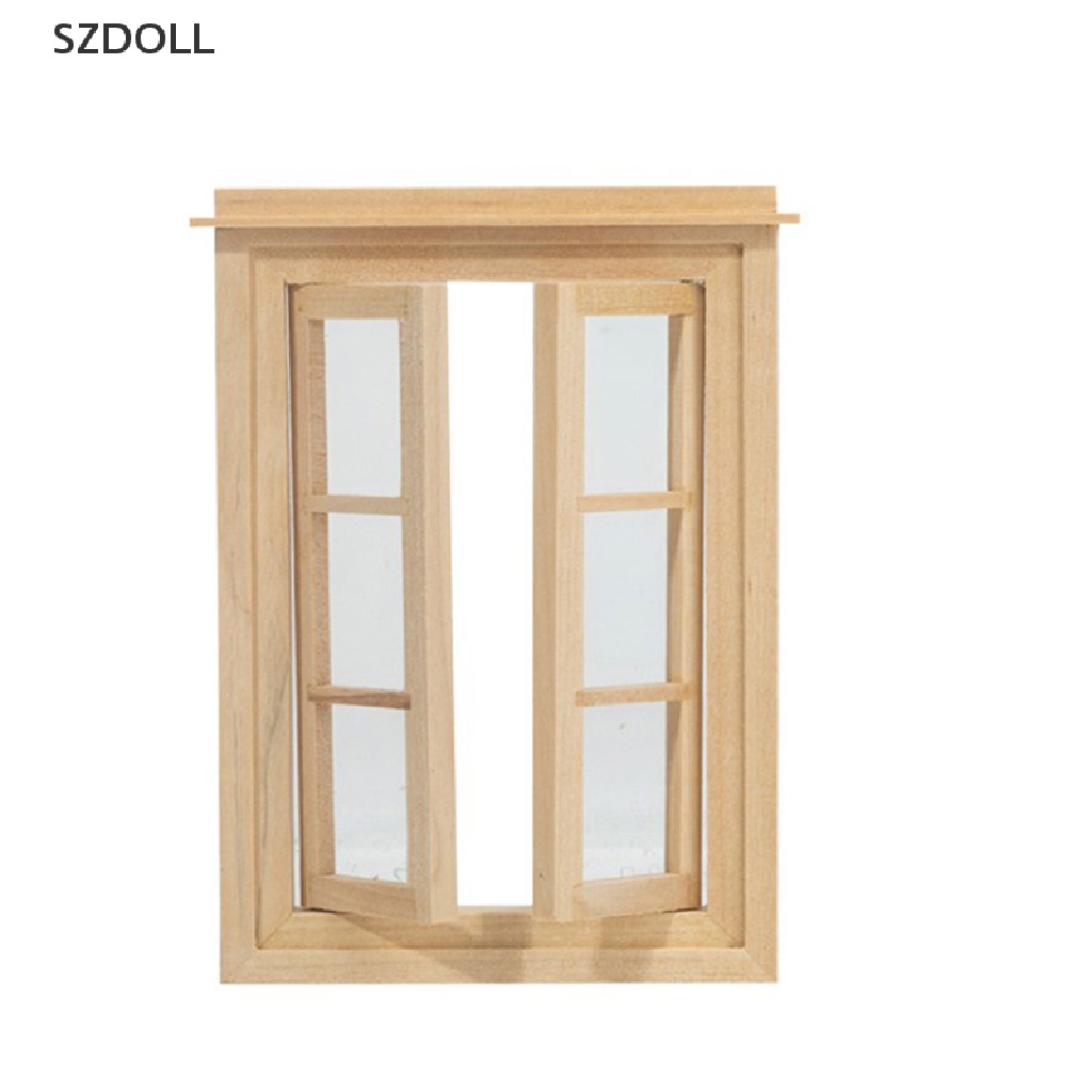 Mô hình cửa ra vào và cửa sổ cho nhà búp bê tỉ lệ 1:12