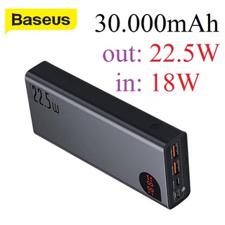 pin sạc dự phòng 30.000mAh 22.5W Baseus Adaman Metal PPADMC30