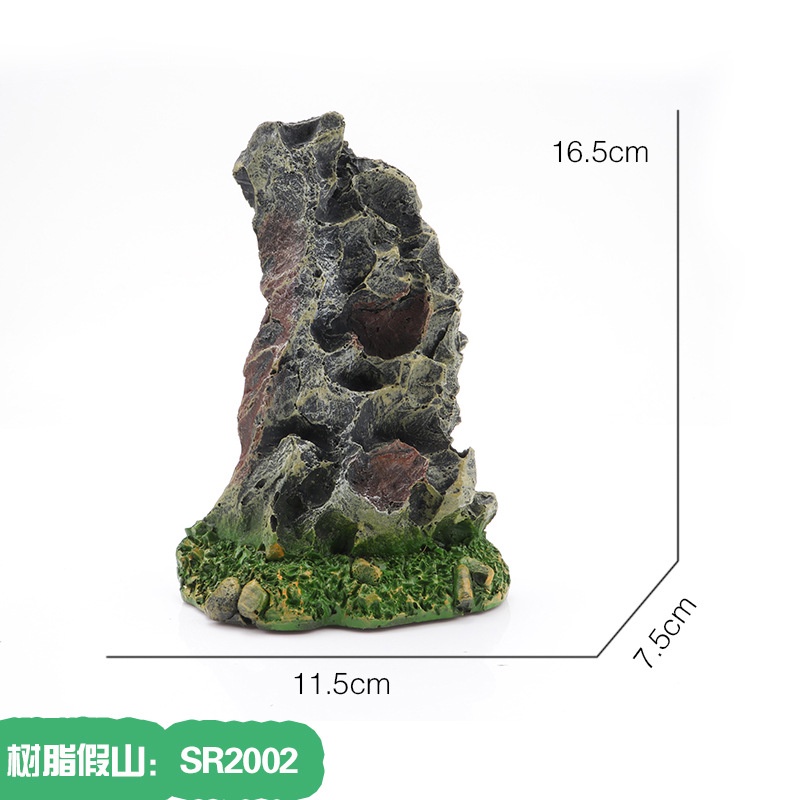 Bể cá bể cá trang trí nhựa ít rockery và đá ít bể cá trang trí