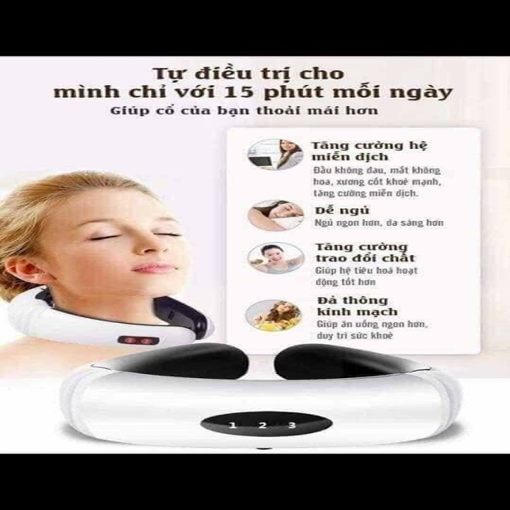 MÁY MÁT XA CỔ VAI GÁY, MÁY MASSAGE CỔ VAI GÁY XUNG ĐIỆN