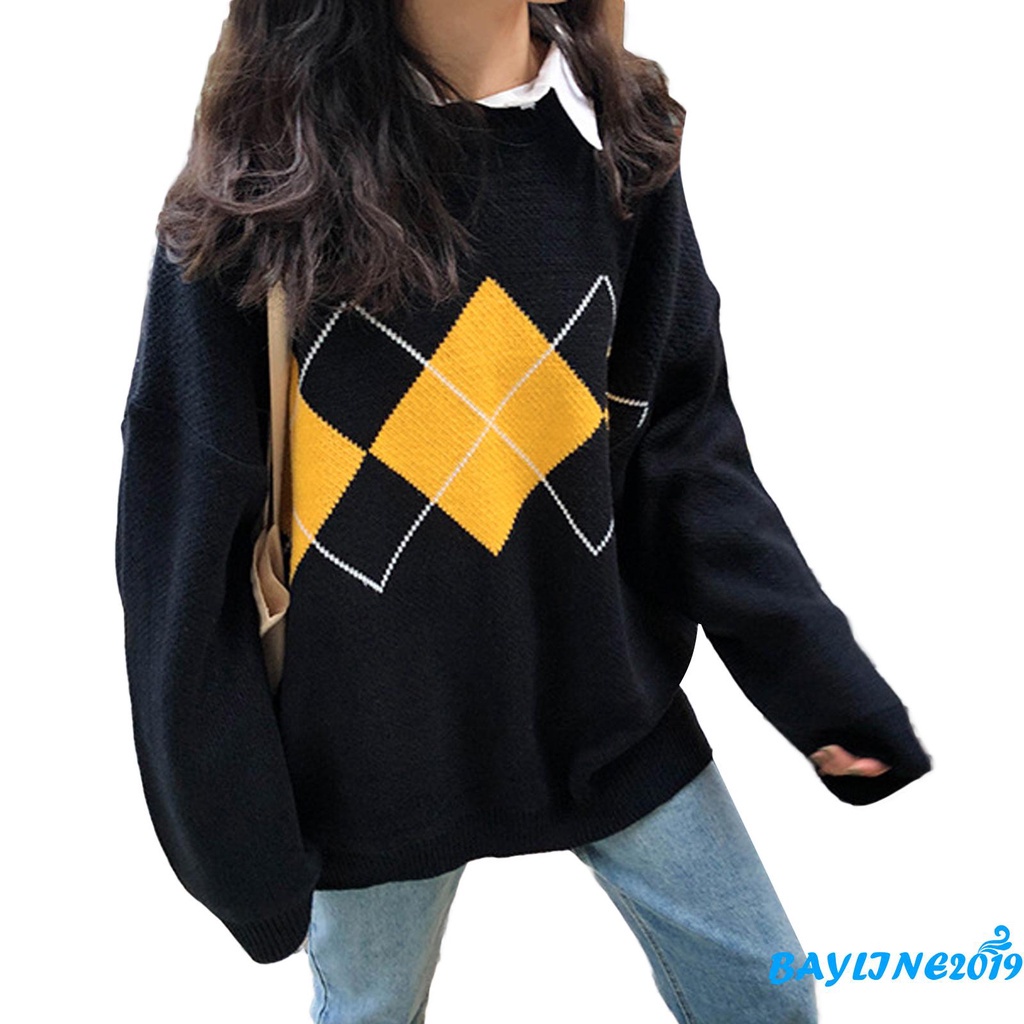 Áo Len Tay Dài Cổ Tròn Thời Trang Cho Nữ