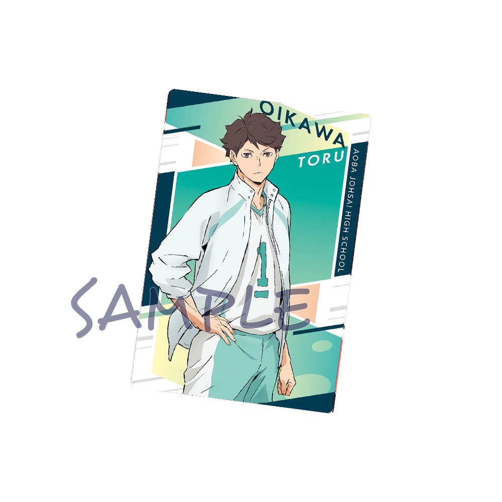 M5 Ảnh thẻ in hình HAIKYUU!! Vua Bóng Chuyền card bo góc viền 5*8cm anime chibi sưu tầm độc đáo