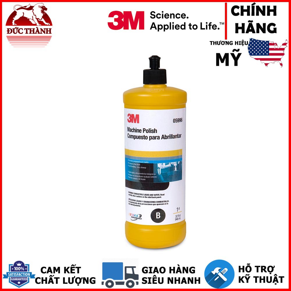 Xi đánh bóng xe, đánh bóng sơn cao cấp 3M Rubbing Compound Compuesto Pulidor 05996