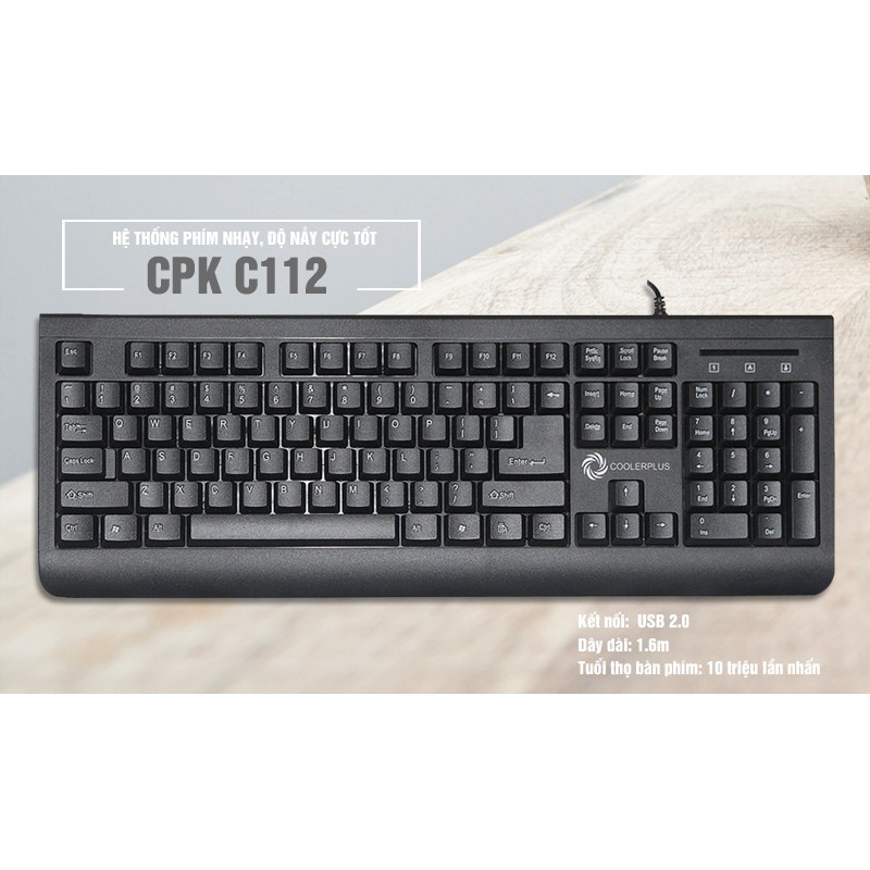 Bàn phím CPK FC112 - CoolerPlus