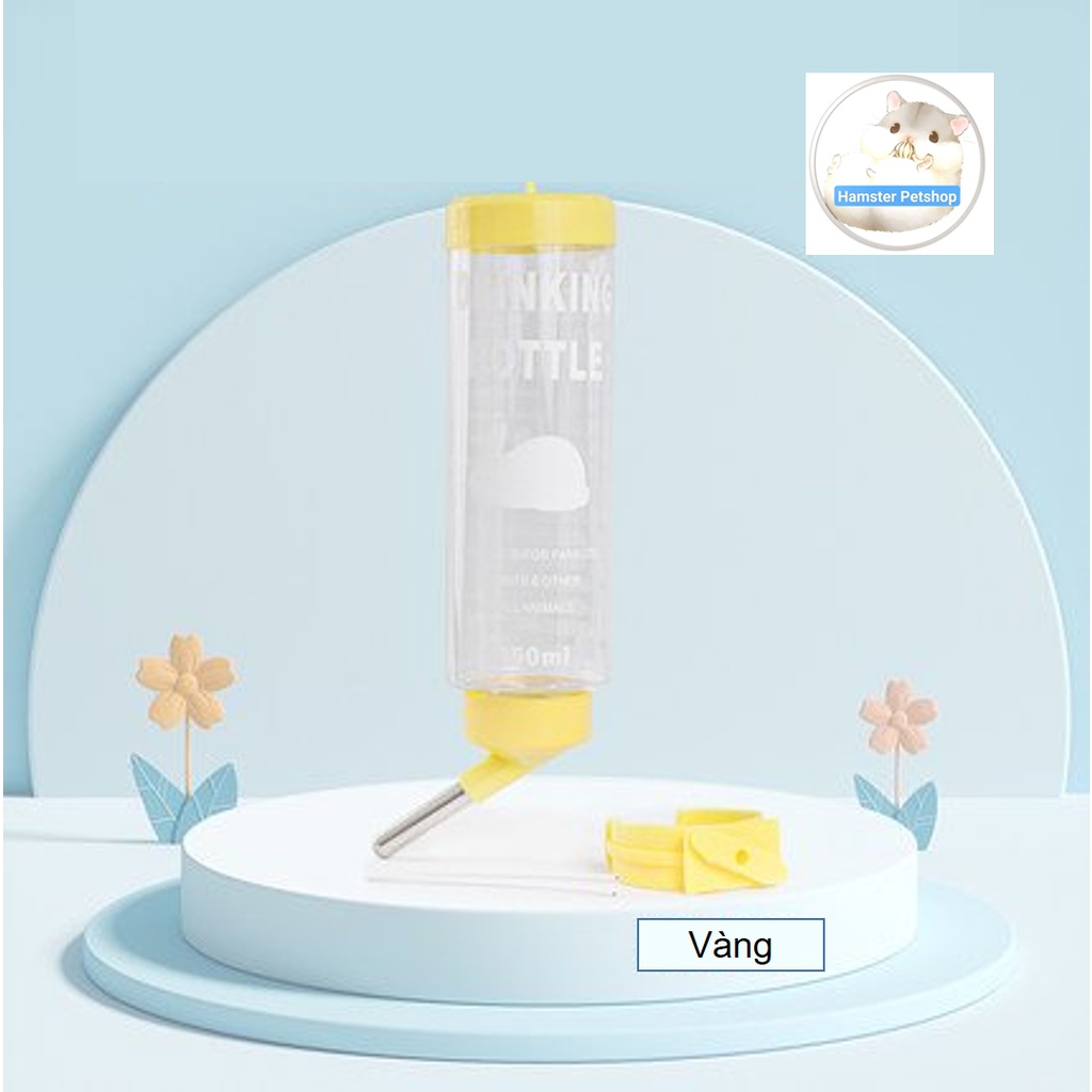 Bình 250ml cho hamster, thú cưng, vẹt, chim manh manh, yến phụng, yến hót