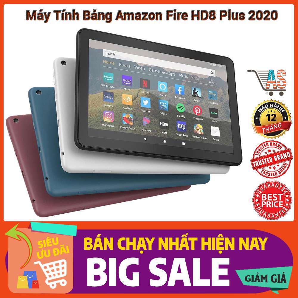 Máy tính bảng Amazon Fire HD8 Plus 32GB 2020 - Phiên bản nâng cấp mới nhất