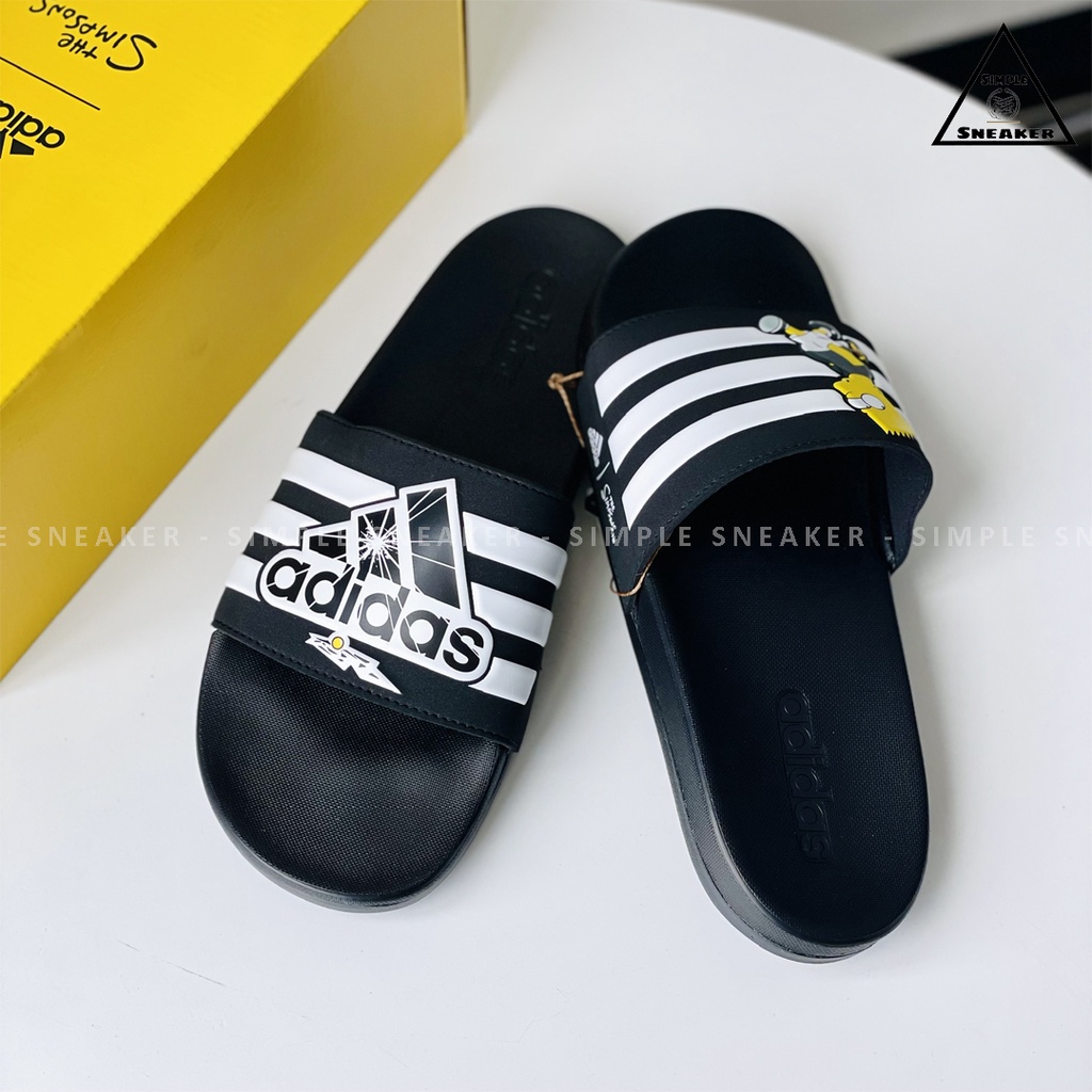 Dép Adidas Adilette Hàng Chính Hãng Dép Adidas Adilette Comfort Simpsons - Dép Nam Quai Ngang Chuẩn Auth [GV7349]