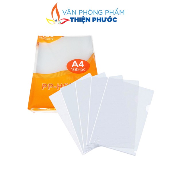 Bìa lá A4 F4 Plus bìa nhựa dày 0.15mm THIỆN PHƯỚC