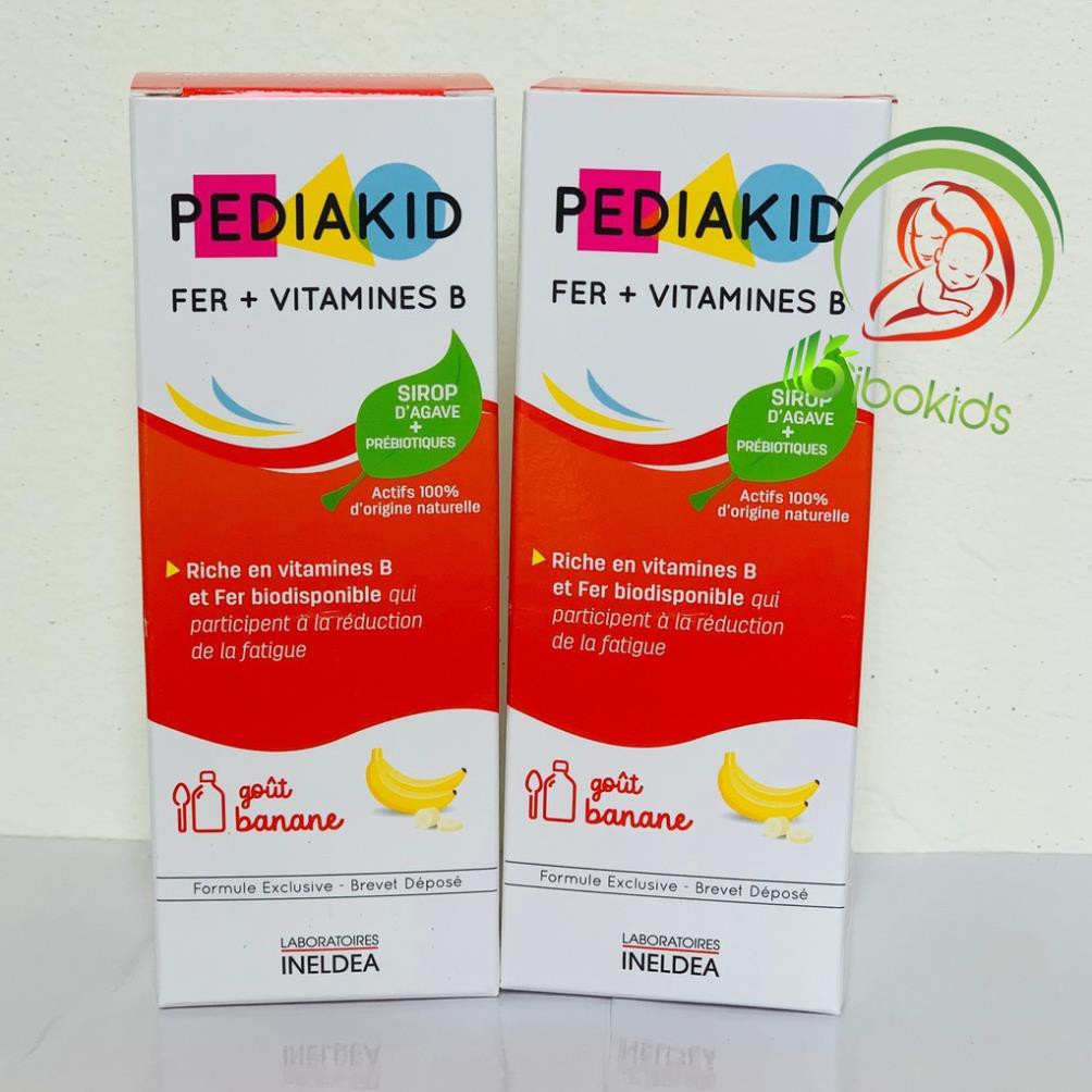 Pediakid Bổ Sung Fer + Vitamines B Cho Trẻ Từ 6 Tháng