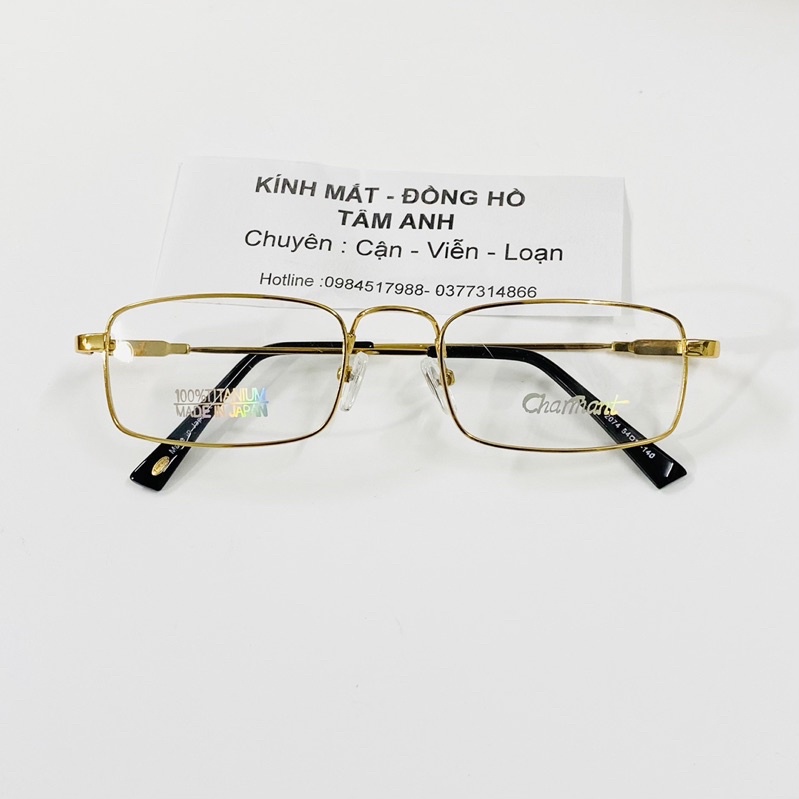 Gọng kính titan dẻo lắp mắt viễn - cận hàng loại 1