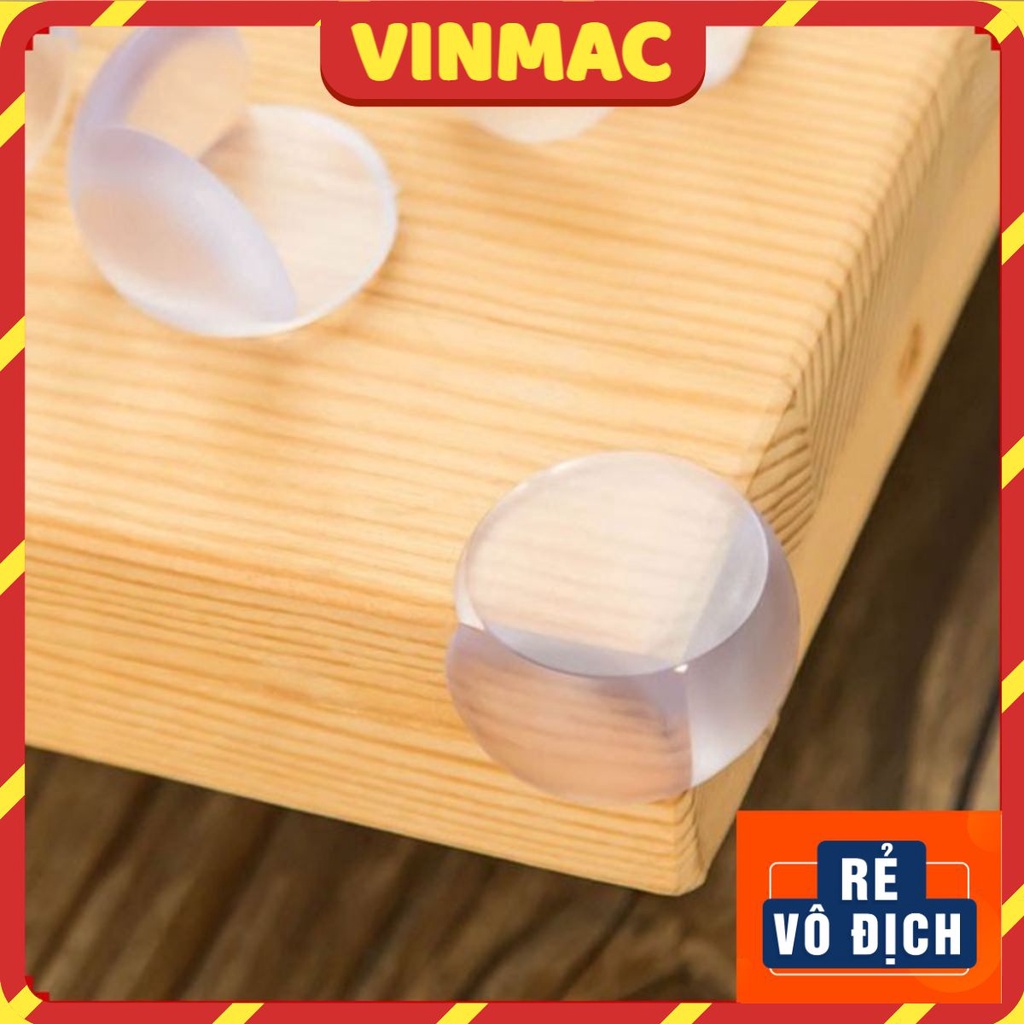 Bịt cạnh bàn silicon góc vuông an toàn cho bé  kèm miếng dính.