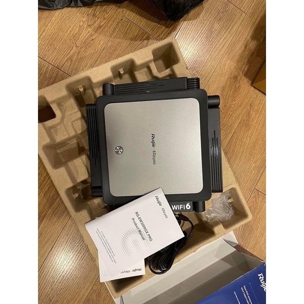 Bộ phát WiFi 6 Reyee RG-EW3200GX Pro, Dual-band AX3200 3200GX 3200 hỗ trợ Mesh