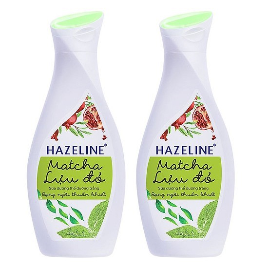 Combo 2 chai sữa dưỡng thể hazeline matcha hoặc dâu tằm 230ml