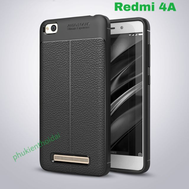 Xiaomi Redmi 4A ốp chống sốc vân da cao cấp