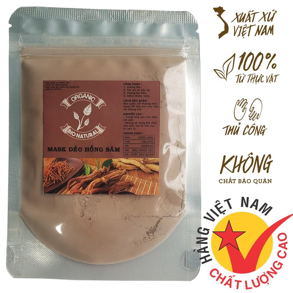 [BIONATURAL] Bột Đắp Mặt Nạ Mask Hồng Sâm 17k