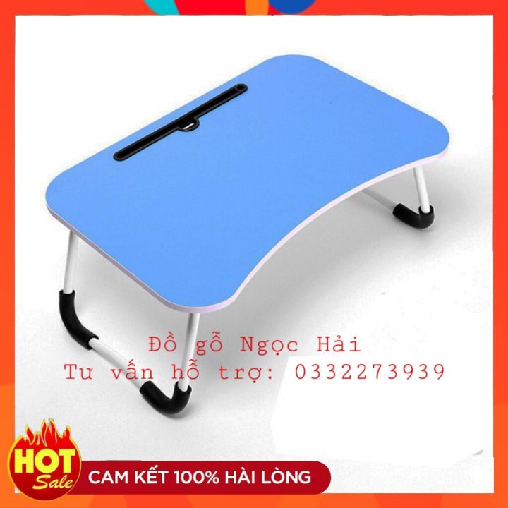 Bàn học gấp gọn thông minh có khe cắm IPAD, điện thoại mẫu mới nhất siêu hot ( cam kết như hình)