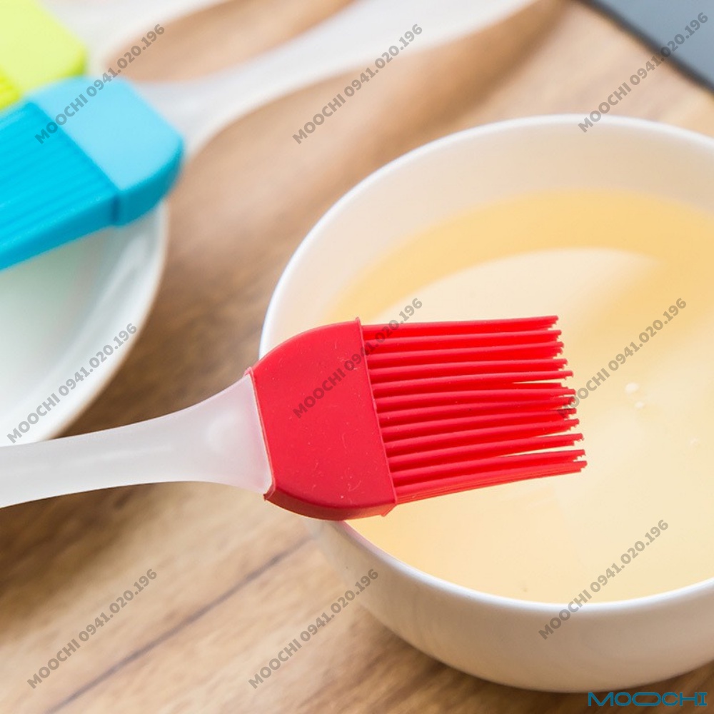 Chổi Quét Dầu Silicon Chịu Nhiệt, Quét Mặt Bánh Đồ Nướng 17cm Tiện Dụng