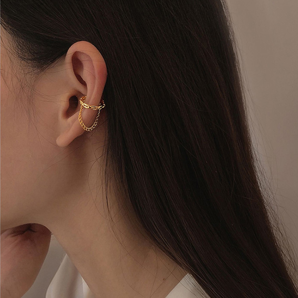 Khuyên Kẹp Vành Tai Họa Tiết Ngôi Sao Thời Trang Cho Nữ