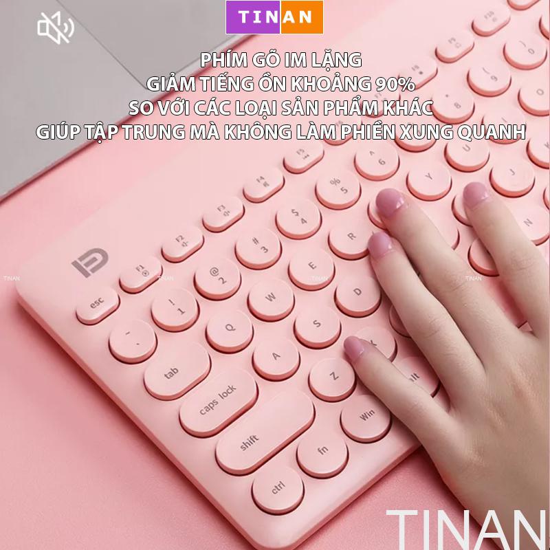 Combo Chuột & Bàn Phím Không Dây & Miếng Lót Chuột FD EK6210, Dùng Cho Văn Phòng, Học Tập
